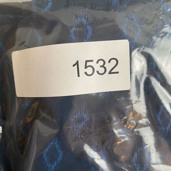 Eddie Bauer Travex Guide Pro Mens Shorts Size 38 Blue Pattern Outdoor 9” Hike - Picture 13 of 13